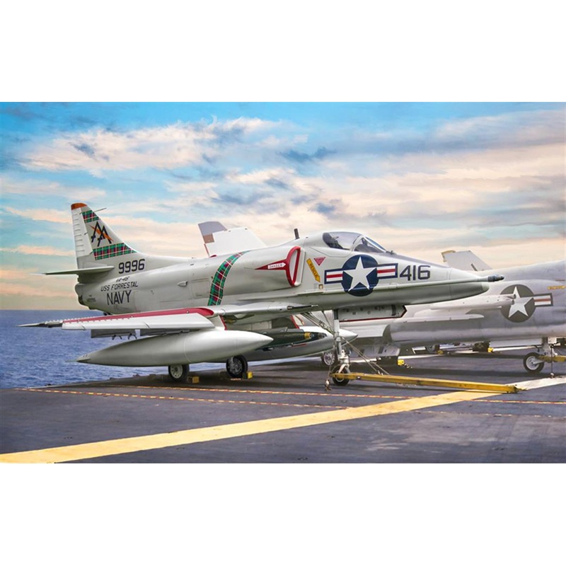 Italeri 2826 A-4 E.F.G. Skyhawk Light Attack Aircraft  1/48 SCALE PLASTIC MODEL KIT