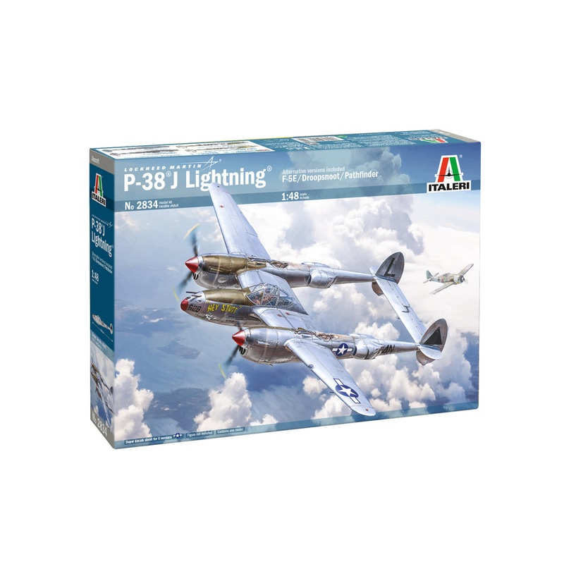 ITALERI 2834 P38-J LIGHTNING  1/48 SCALE AIRCRAFT KIT