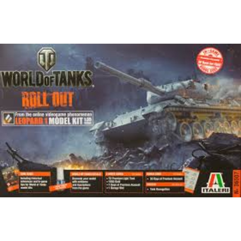 ITALERI 36507 WORLD OF TANKS LEOPARD 1   1/35 SCALE