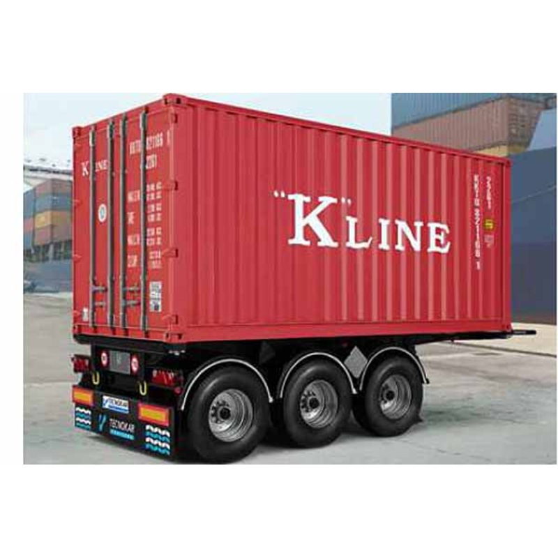 ITALERI 3887  TECNOKAR 20FT CONTAINER TRAILER 1/24 SCALE
