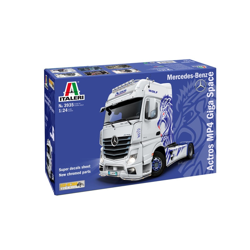 ITALERI 3935 MERCEDES BENZ ACTROS MP4 GIGA SPACE 1/24 SCALE