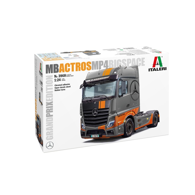 ITALERI 3968 mb actros mp4 bigspace Model Kit 1/24 SCALE
