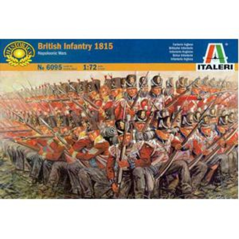 ITALERI 6095 WATERLOO BRITISH INFANTRY 1/72 SCALE