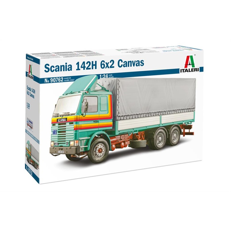 ITALERI 90762 Scania 142H Truck with Canvas Tilt  Model Kit 1/24 SCALE