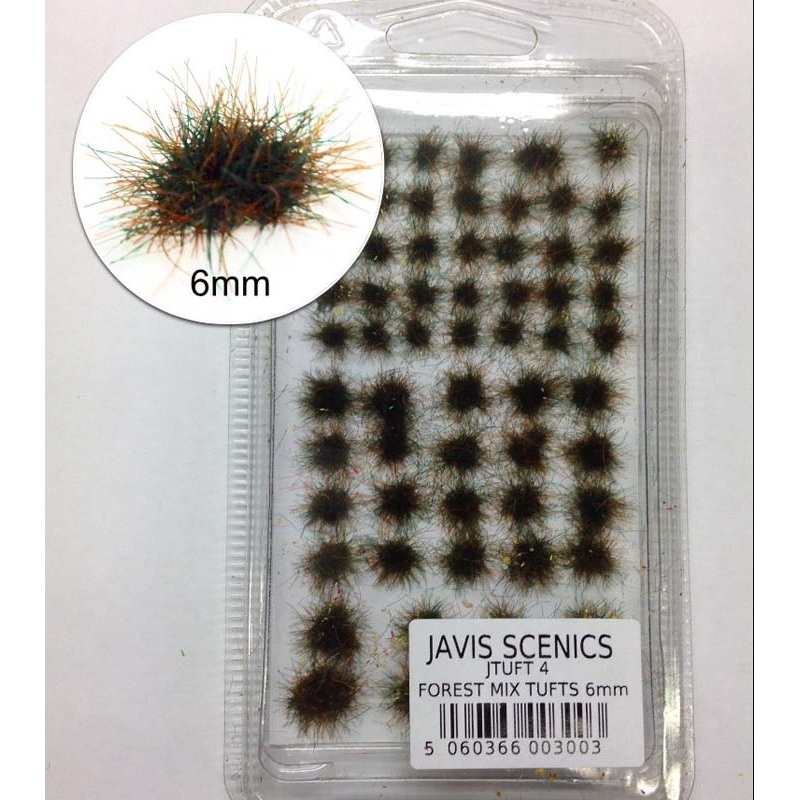 JAVIS SCENICS  JTUFT 4 FOREST MIX TUFTS