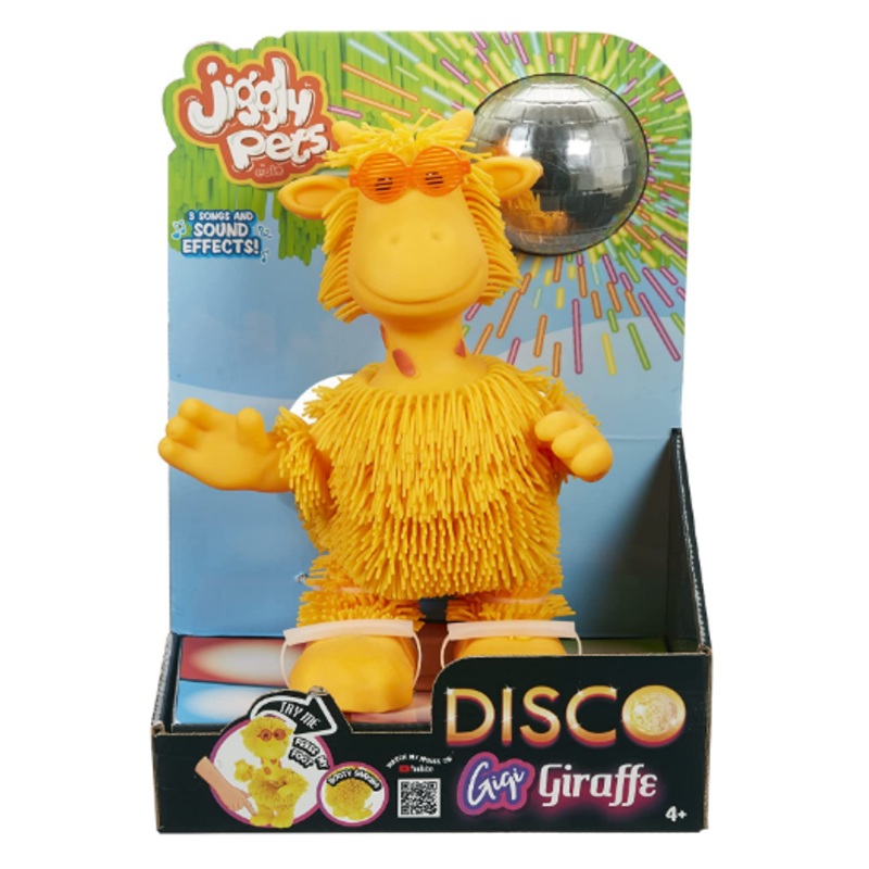 JIGGLY PETS JP011 GIGI GIRAFFE DISCO DANCER