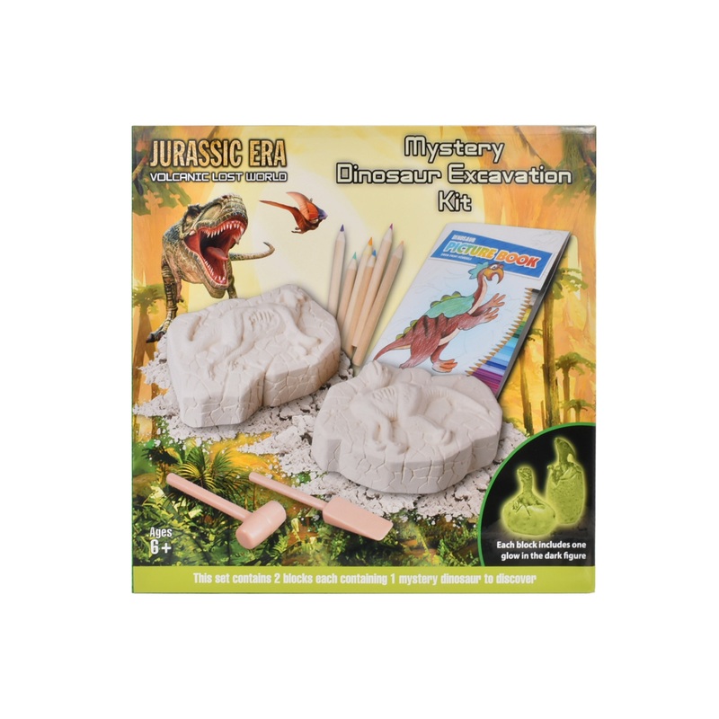 JURASSIC ERA TY2199 MYSTERY DINOSAUR EXCAVATION KIT