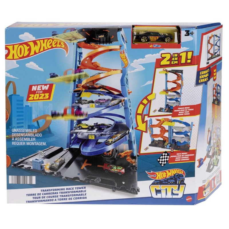 HOT WHEELS HKX43 TRANSFORMING RACE TOWER