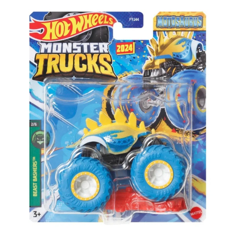 HOT WHEELS HTM43 MONSTER TRUCKS MOTOSAURUS 1:64 SCALE