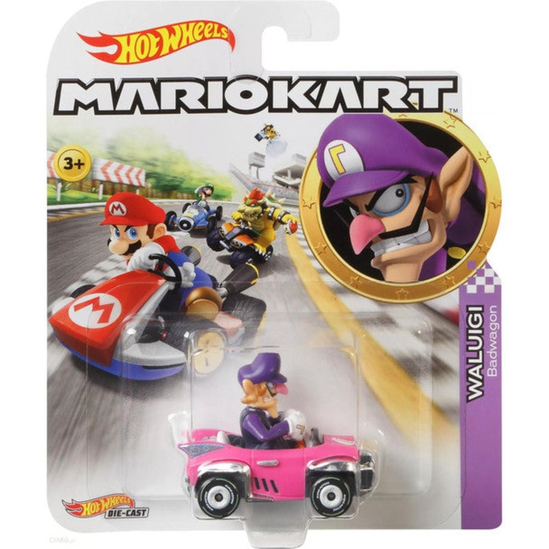 HOT WHEELS MARIOKART GJH54 WALUIGI BADWAGON