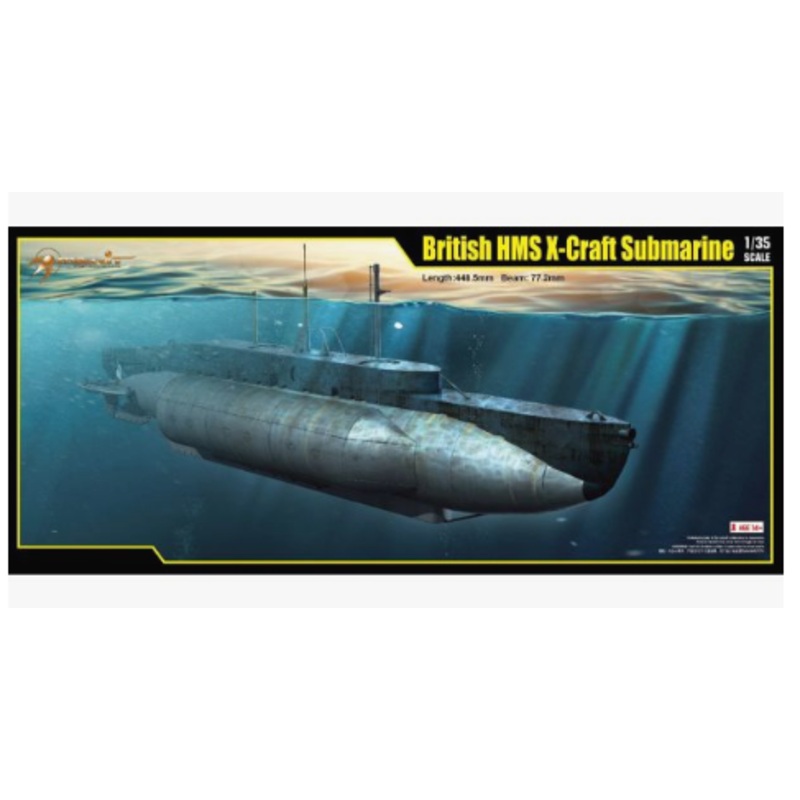I LOVE KIT 63504 BRITISH HMS X-CRAFT SUBMARINE 1/35 SCALE