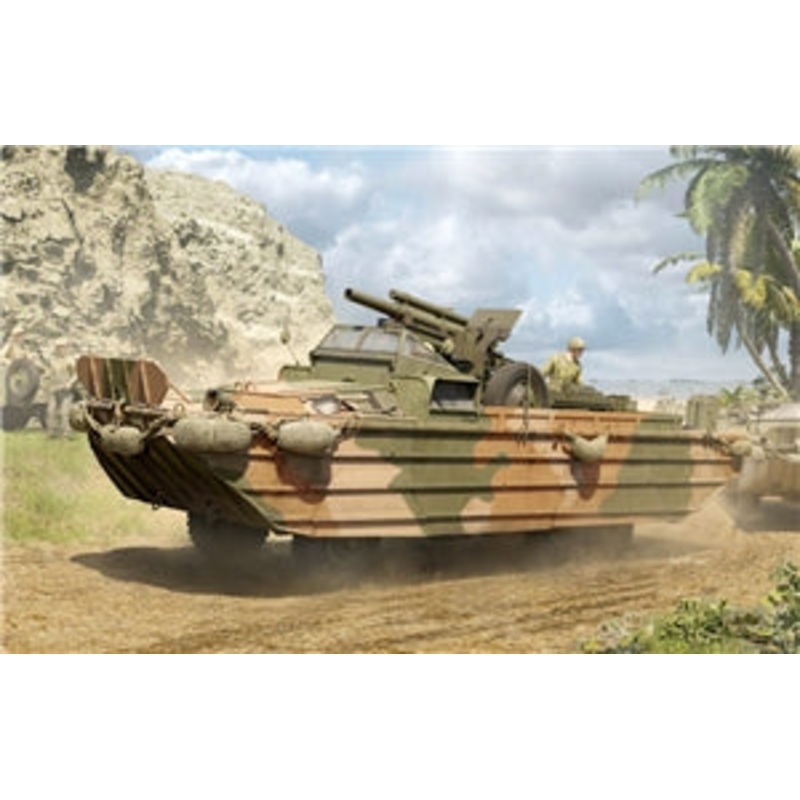 I LOVE KIT 63540 US Army GMC DUKW-353 Amphibious Truck w/105mm Howitzer 1/35 SCALE