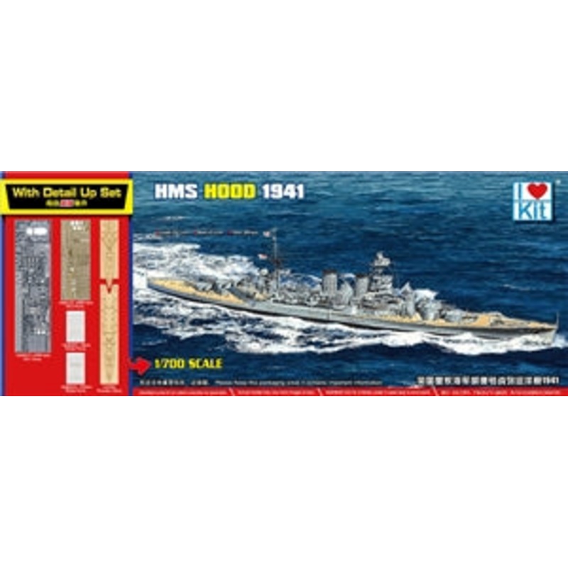 I LOVE KIT 65703 HMS HOOD 1941  1/700 SCALE