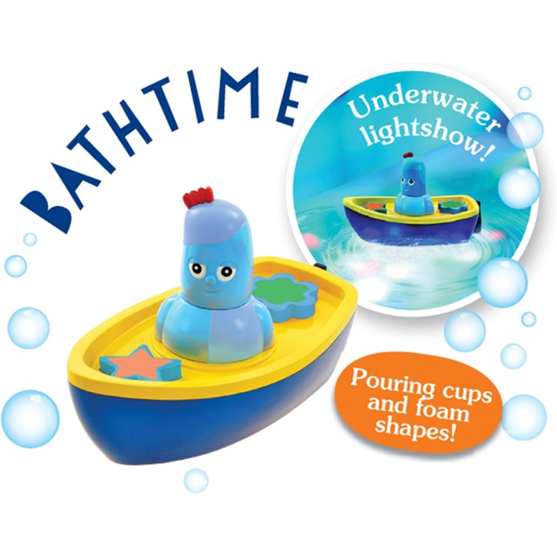 IN THE NIGHT GARDEN 1669 IGGLEPIGGLE'S LIGHTSHOW BATH TIME BOAT
