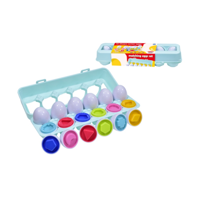 INFUNBEBE TY6787 12 SHAPE SORTER EGGS (two4ten)