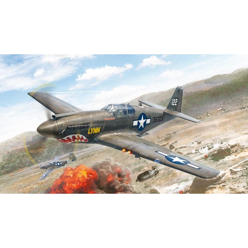 ITALERI  1423 P-51A MUSTANG   1/72 SCALE PLASTIC MODEL KIT