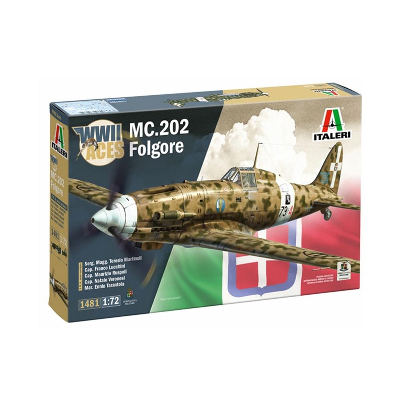 ITALERI  1481 MC.202 Folgore Aces 1/72 scale
