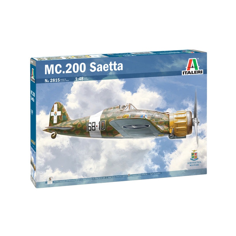 ITALERI  2815 MC.200 SAETTA 1/48 SCALE PLASTIC MODEL KIT