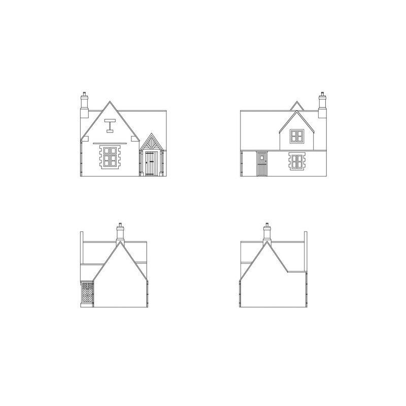 Hornby R7265 Alms Houses