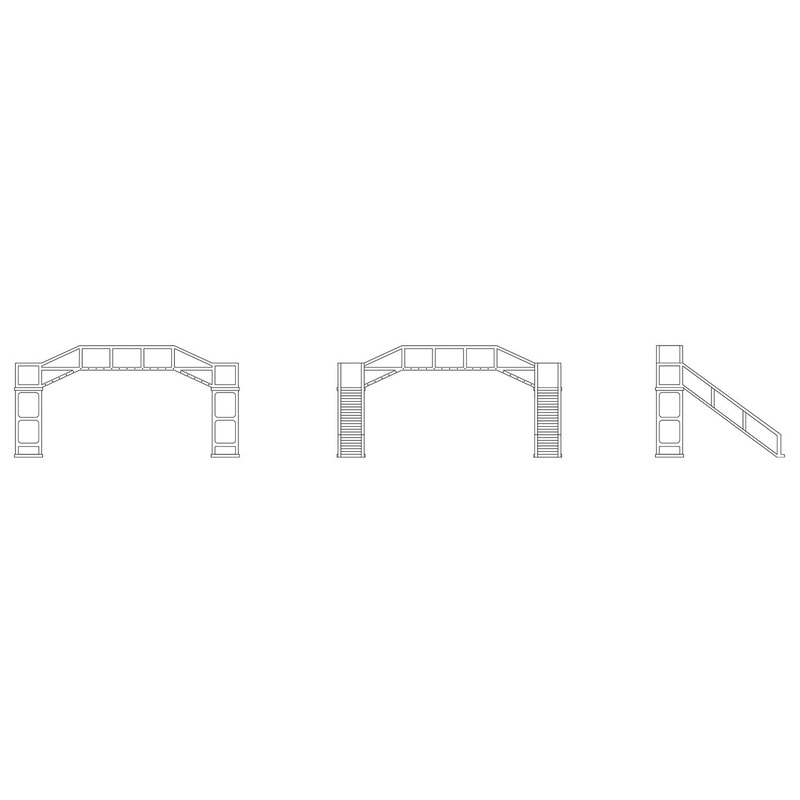 Hornby R7366 South Eastern Railway Footbridge
