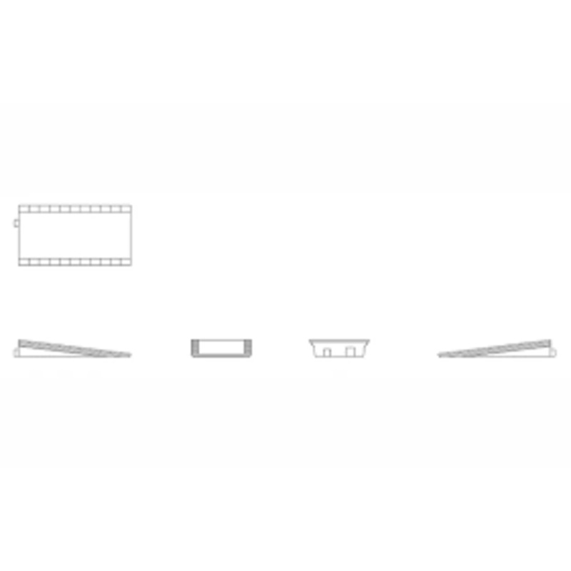Hornby R7370 Platform End Ramp x 2