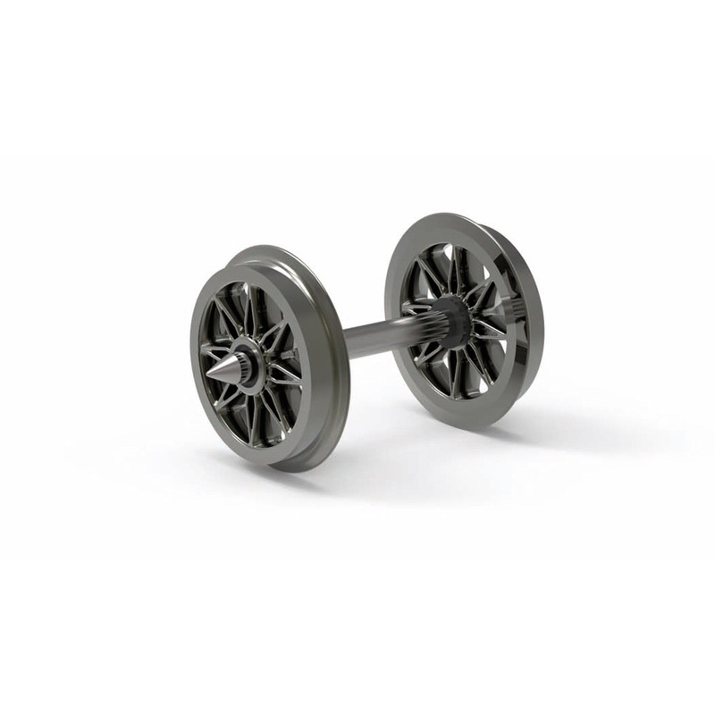 Hornby R8100 12.6mm Split Spoked Wheels