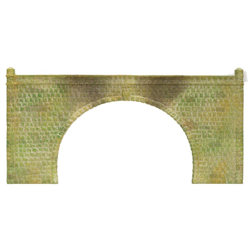 Hornby R8511 Double Stone Tunnel Portal x2