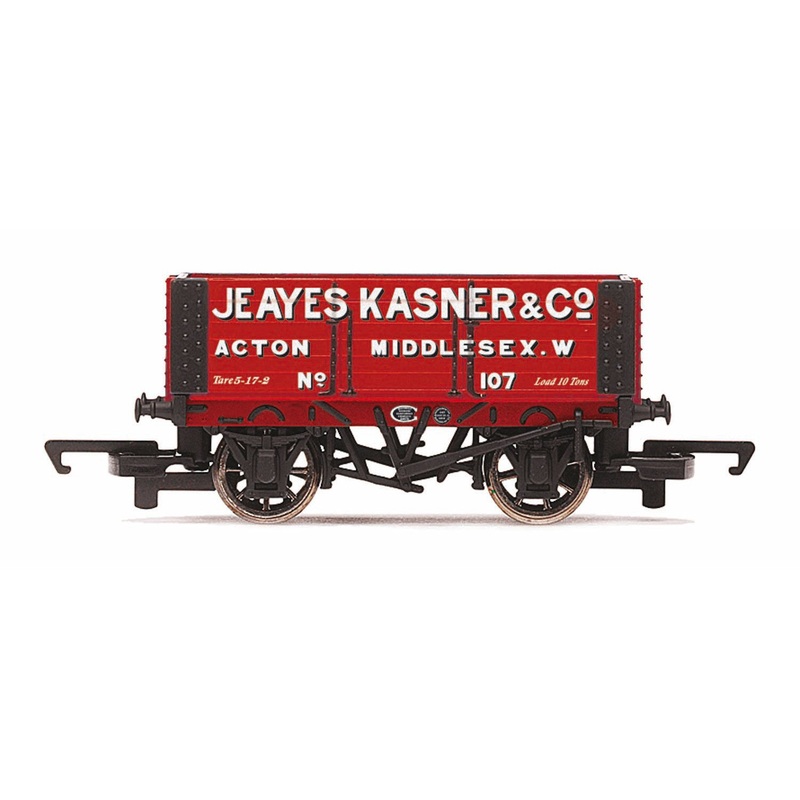 Hornby R6815 6 Plank Wagon  Jeayes Kasner & Co. 107 - Era 3