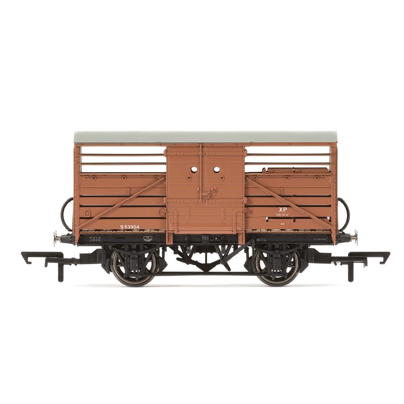 Hornby R6839 Dia.1529 Cattle Wagon  British Railways 553904 - Era 4