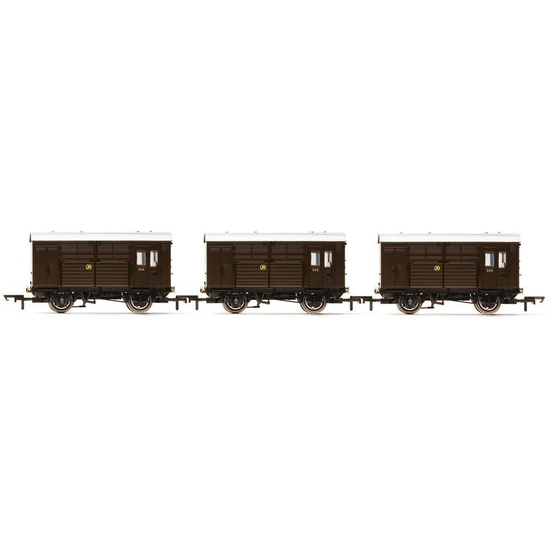 Hornby R6883 Horse Boxes  three pack  GWR - Era 3