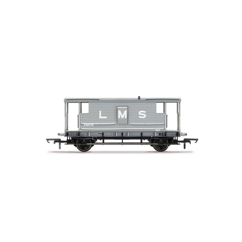 Hornby R6907 LMS  D1919 20T Brake Van  730176 - Era 3
