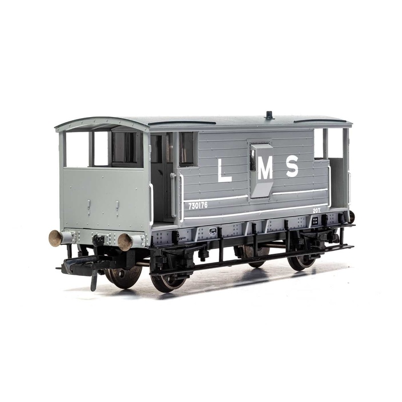 Hornby R6907A LMS  D1919 20T Brake Van  730473 - Era 3