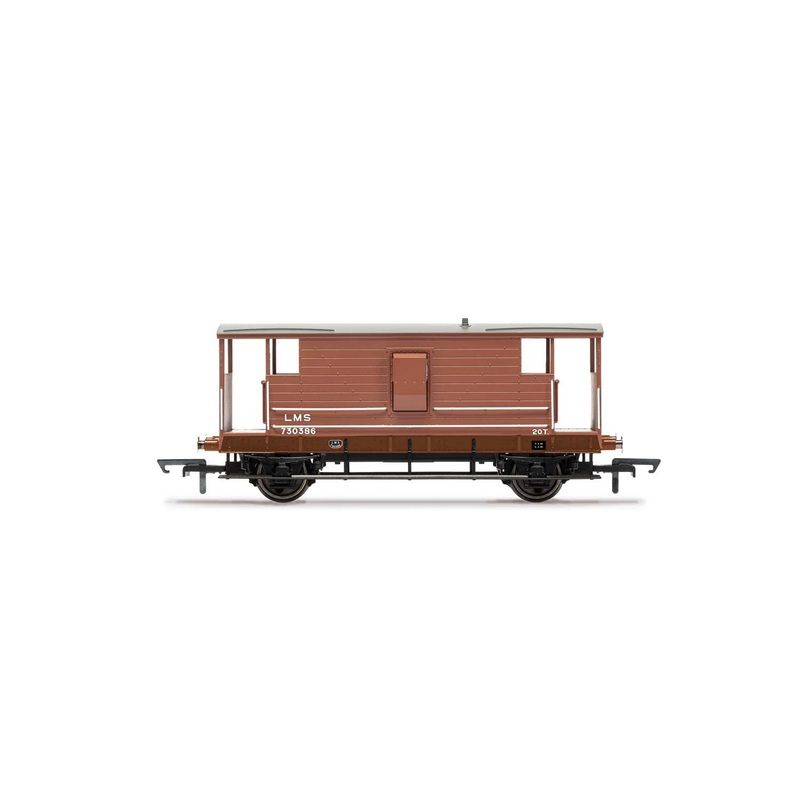 Hornby R6935 LMS  D1919 20T Brake Van  730386 - Era 3