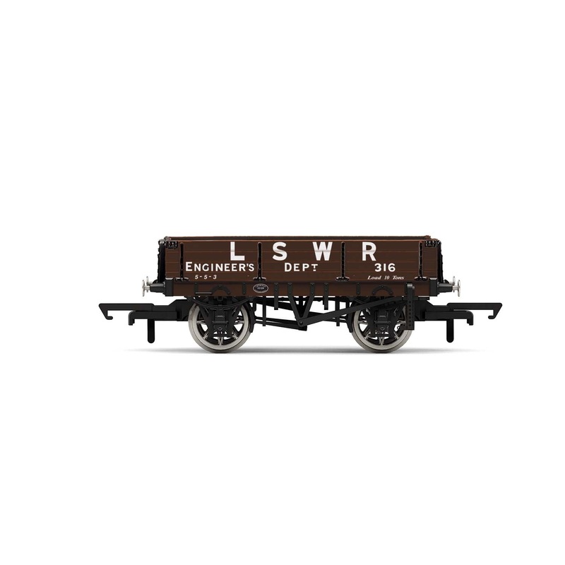 Hornby R6944 LSWR  3 Plank Wagon  LSWR Engineers 316 - Era 2