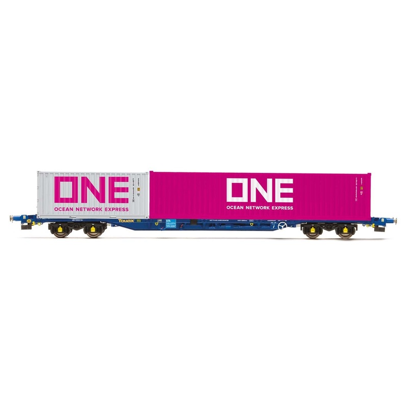 Hornby R6956 Tiphook  KFA Container wagon  93367  with 20' and 40' ONE containers - Era 11