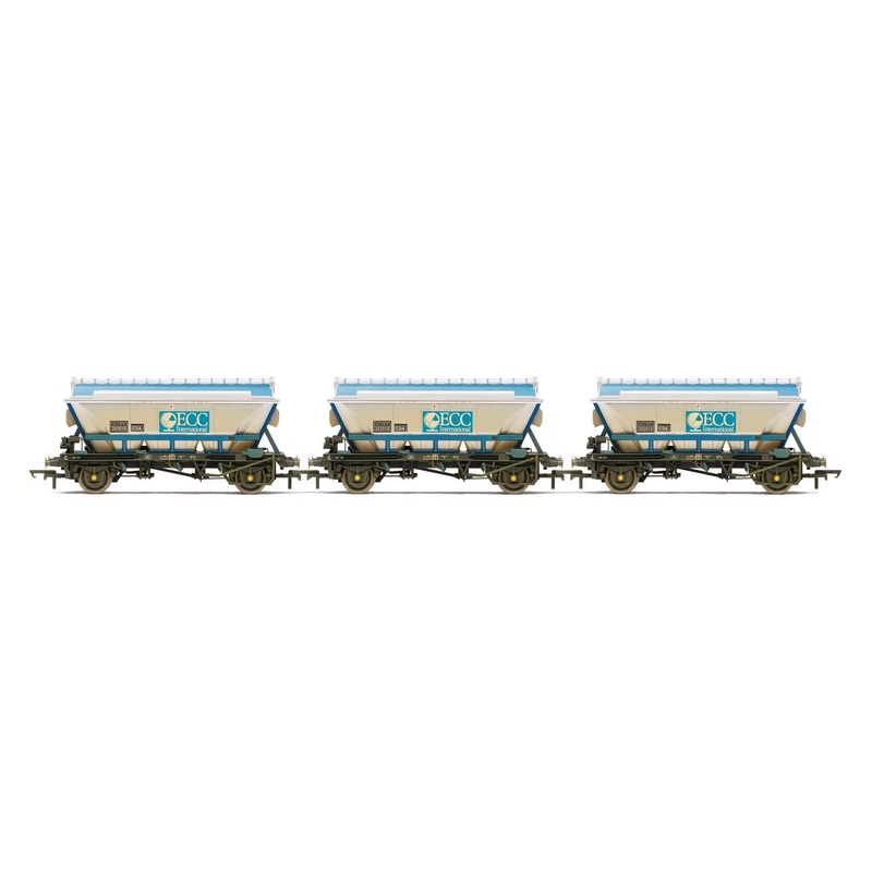 Hornby R6964 ECC  CDA Hoppers  weathered  three pack - Era 8