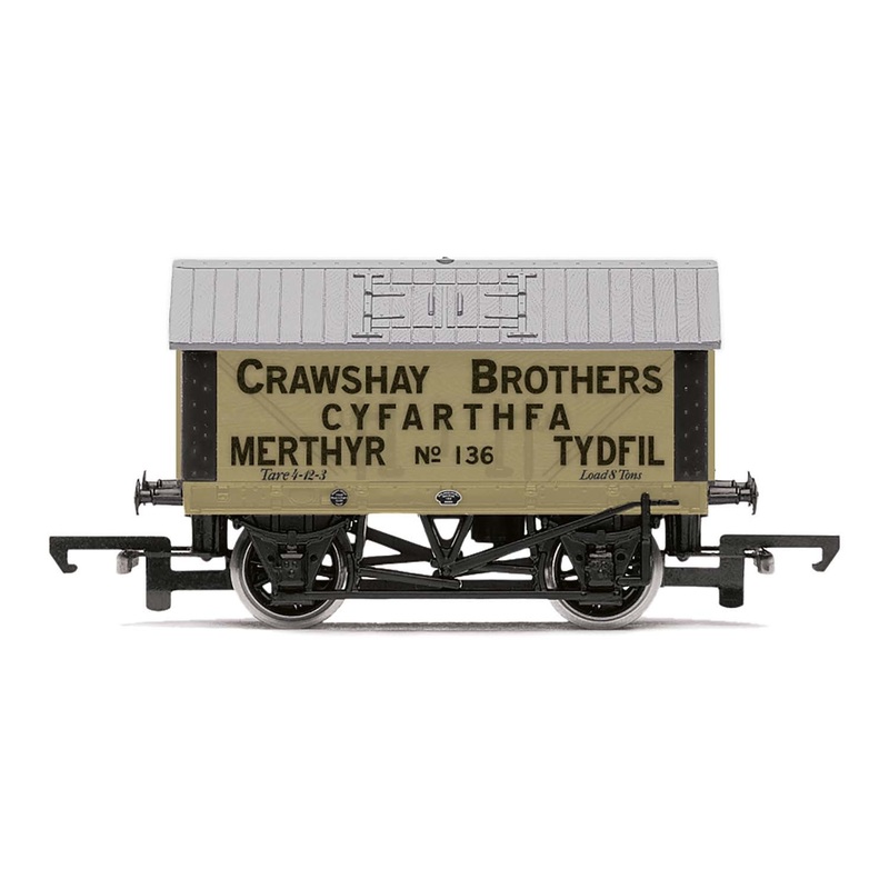 Hornby R6976 Crawshay Brothers  8T Lime Wagon  No. 136 - Era 2/3