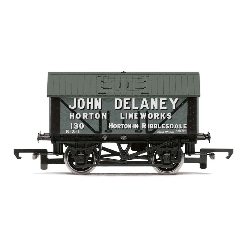 Hornby R6977 John Delaney  8T Lime Wagon  No. 130 - Era 2/3