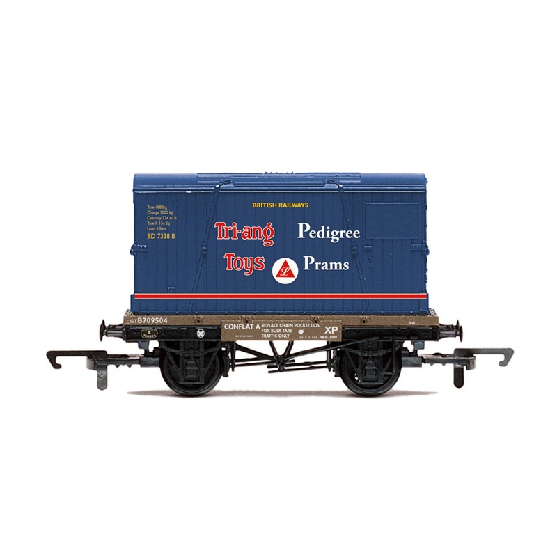 Hornby R60032 Wagons BR  Conflat A  Tri-ang - Era  5