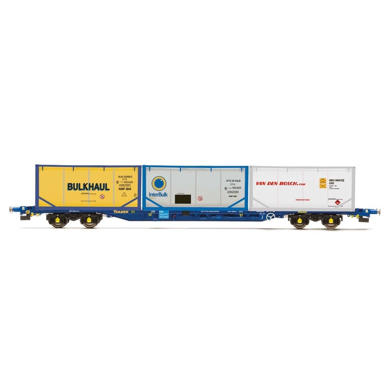 Hornby R60045 Wagons Touax  KFA Container Wagon  with 3 x 20 Tanktainers - Era 11
