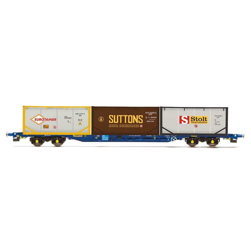 Hornby R60046 Wagons Touax  KFA Container Wagon  with 3 x 20 Tanktainers - Era 11