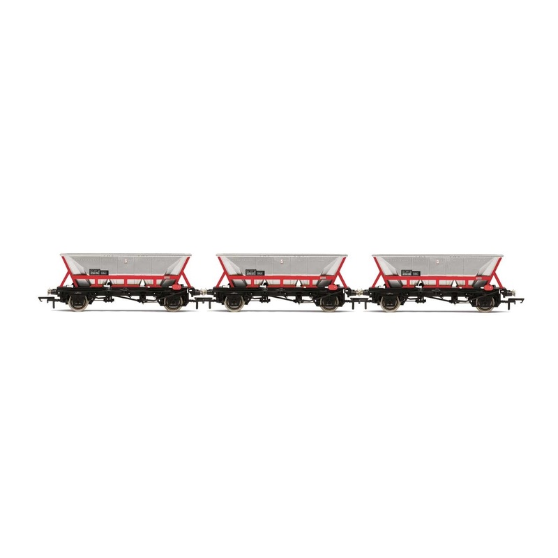 Hornby R60063 Wagons HAA Hopper Wagons  Three Pack  BR Railfreight - Era 8