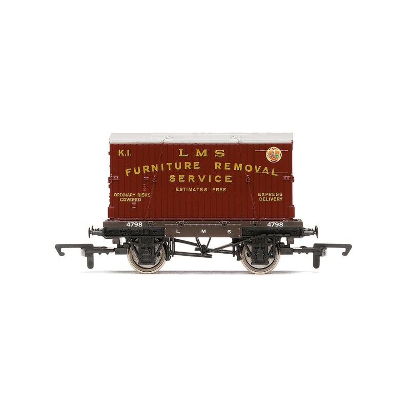Hornby R60072 Wagons LMS  Conflat A  Furniture Removal - Era  3