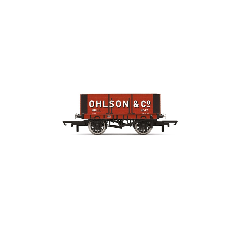 Hornby R60096 6 Plank Wagon, Ohlson + Co - Era 3