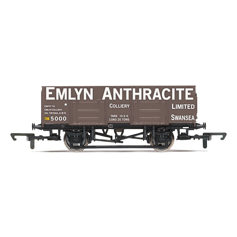 Hornby R60111 21T Coal Wagon Emlyn Anthracite - Era 3