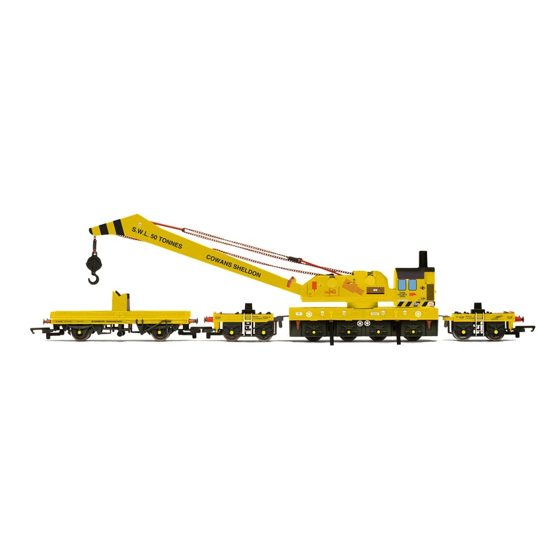 HORNBY R60123 The One:One Collection, BR, 50T Breakdown Crane, Cowans Sheldon, 'ADRC96719' - Era 8