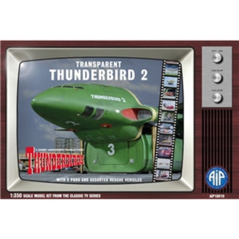 AIP 10010 TRANSPARENT THUNDERBIRD 2 1/350 SCALE