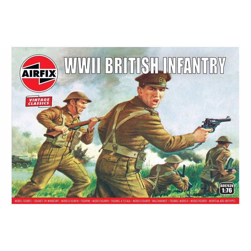 Airfix A00763V WWII British Infantry N. Europe 1:76 Scale
