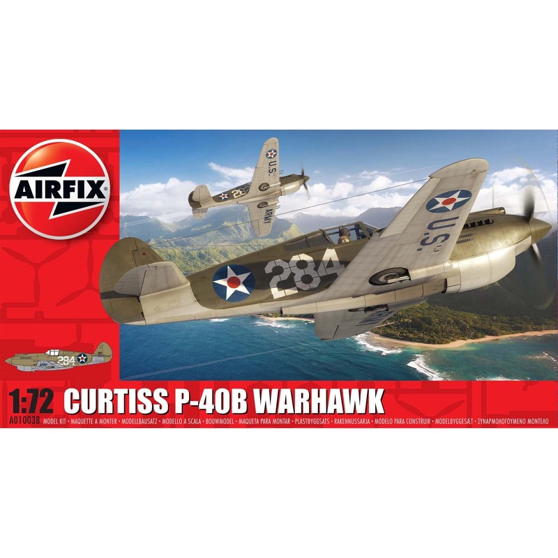 Airfix A01003B Curtiss P 40B Warhawk 1:72 Scale