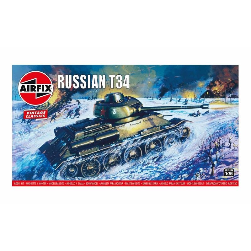 Airfix A01316V Russian T34 1:76 Scale